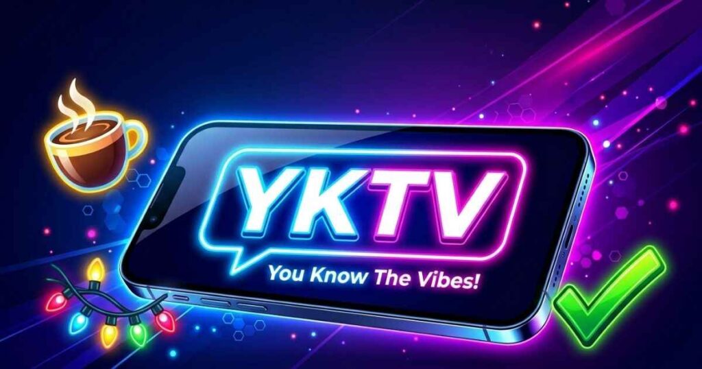 Smartphone screen showing a text message with the slang term YKTV highlighted.