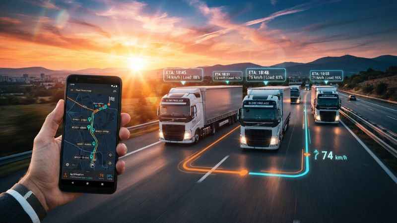 freight truckload logistics and fleet tracking