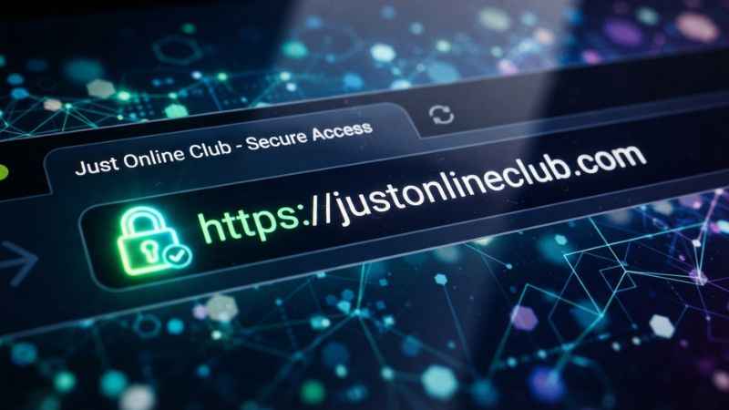 Browser address bar showing an active HTTPS padlock icon for website safety.