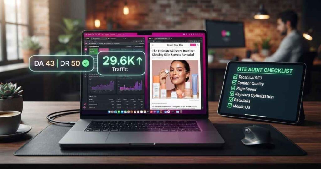 uselegance.co.uk site metrics and guest post review guide