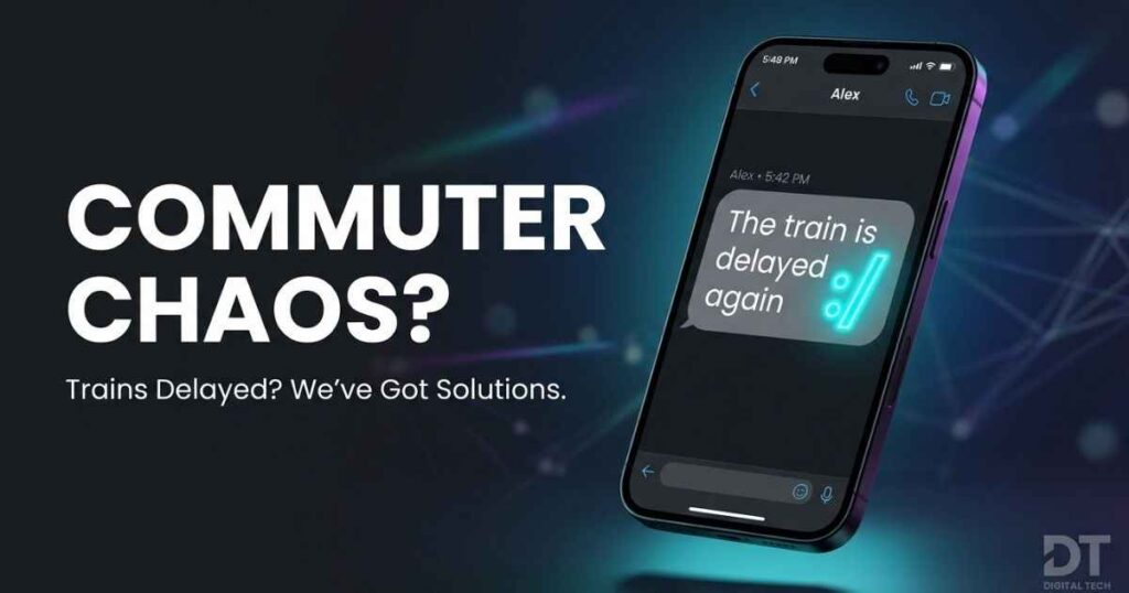 A smartphone screen showing a text message containing the :/ emoticon.